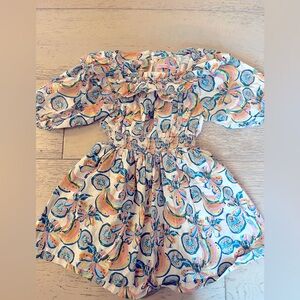 Maisonette Gingersnap Banana Fruit Dress